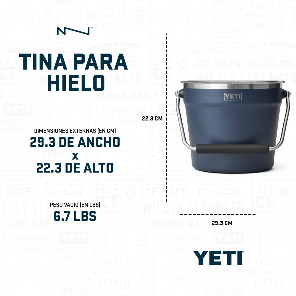 21071502520 TINA PARA HIELO RAMBLER CHARTREUSE MARCA YETI