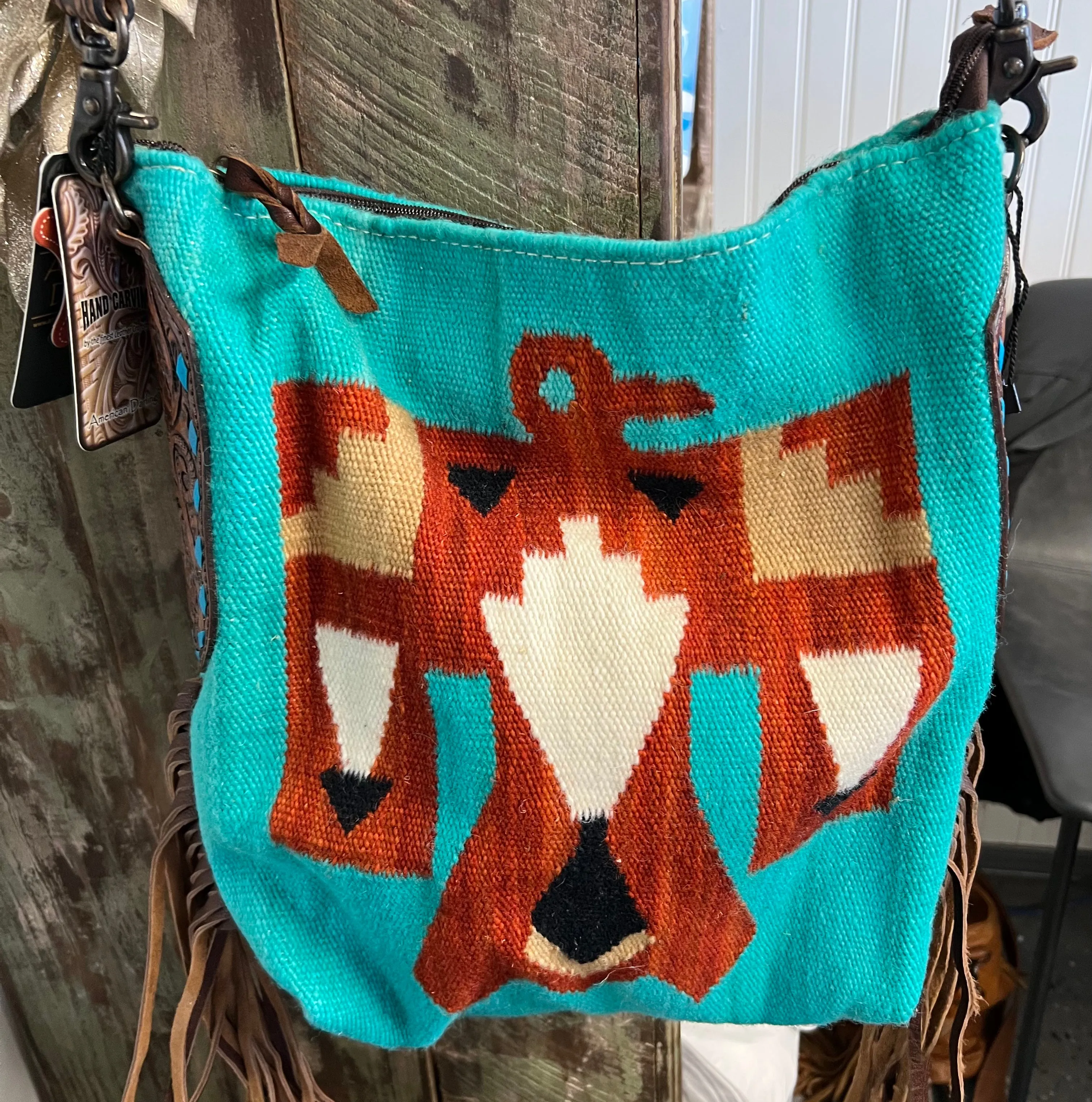 American Darling Thunderbird Saddle Purse