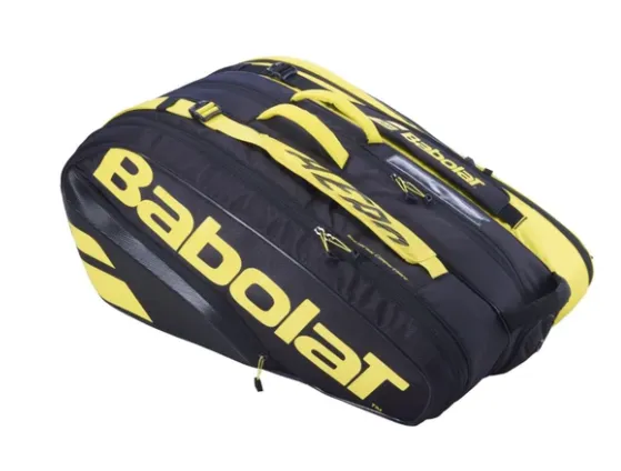 Babolat RH X12 Pure Aero Bag [Black/Yellow]