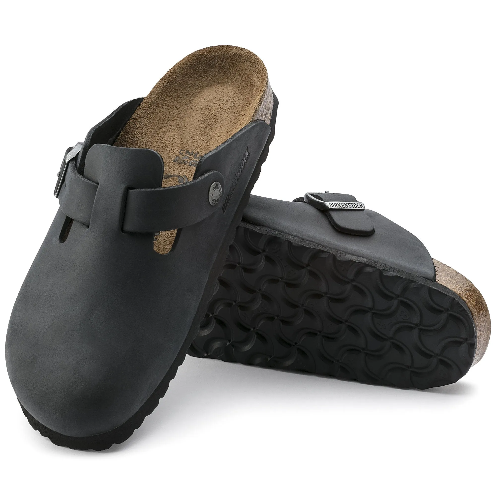 Birkenstock - Boston Oiled Black R 59461