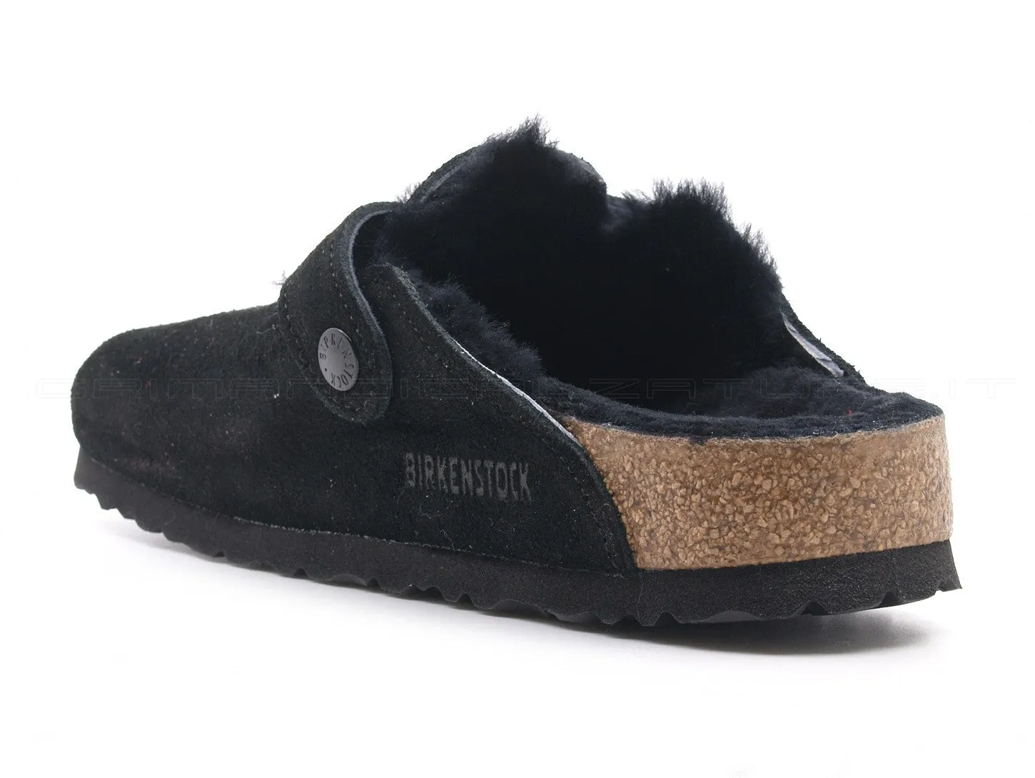 Birkenstock Boston punta chiusa shearling camoscio