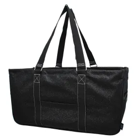 Black Glitter NGIL Utility Bag