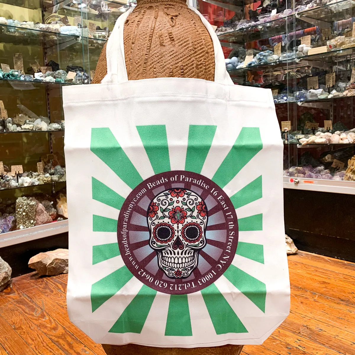 BoP Logo Sugar Skull Tote Bag