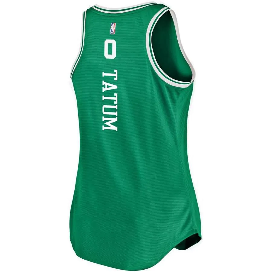 Boston Celtics Jayson Tatum Fanatics Branded Fast Break Team Icon Jersey Womens - Green | Ireland S2872N1