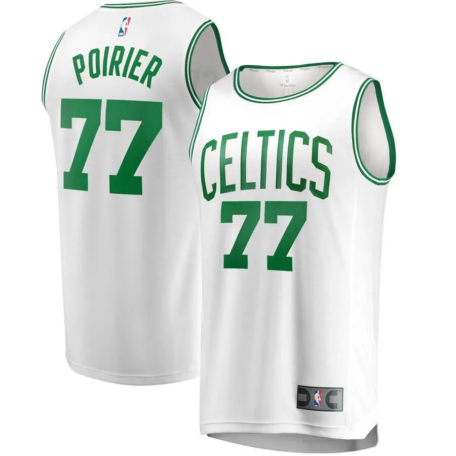 Boston Celtics Vincent Poirier Fanatics Branded Fast Break Player Association Jersey Mens - White | Ireland U2237Y3