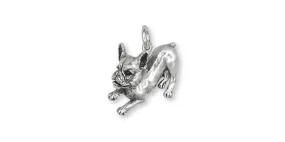 Boston Terrier Charm Jewelry Sterling Silver Handmade Dog Charm BT13-C