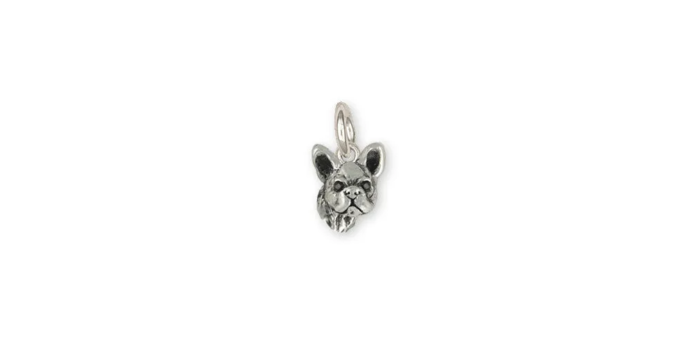 Boston Terrier Charm Jewelry Sterling Silver Handmade Dog Charm BT18H-C