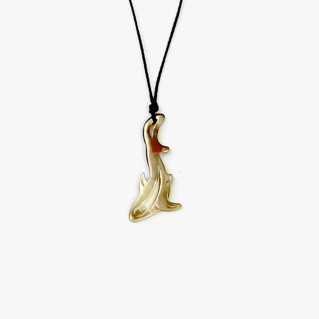 Carved Shark Necklace