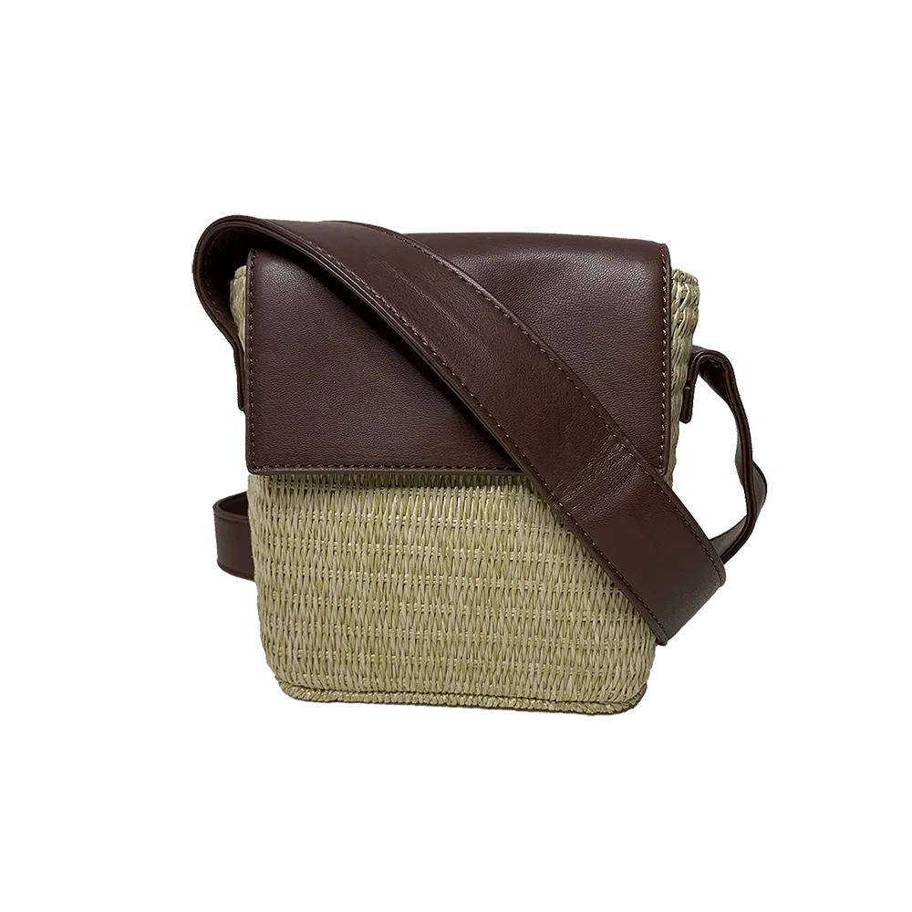 Celeste Crossbody Raffia Bag