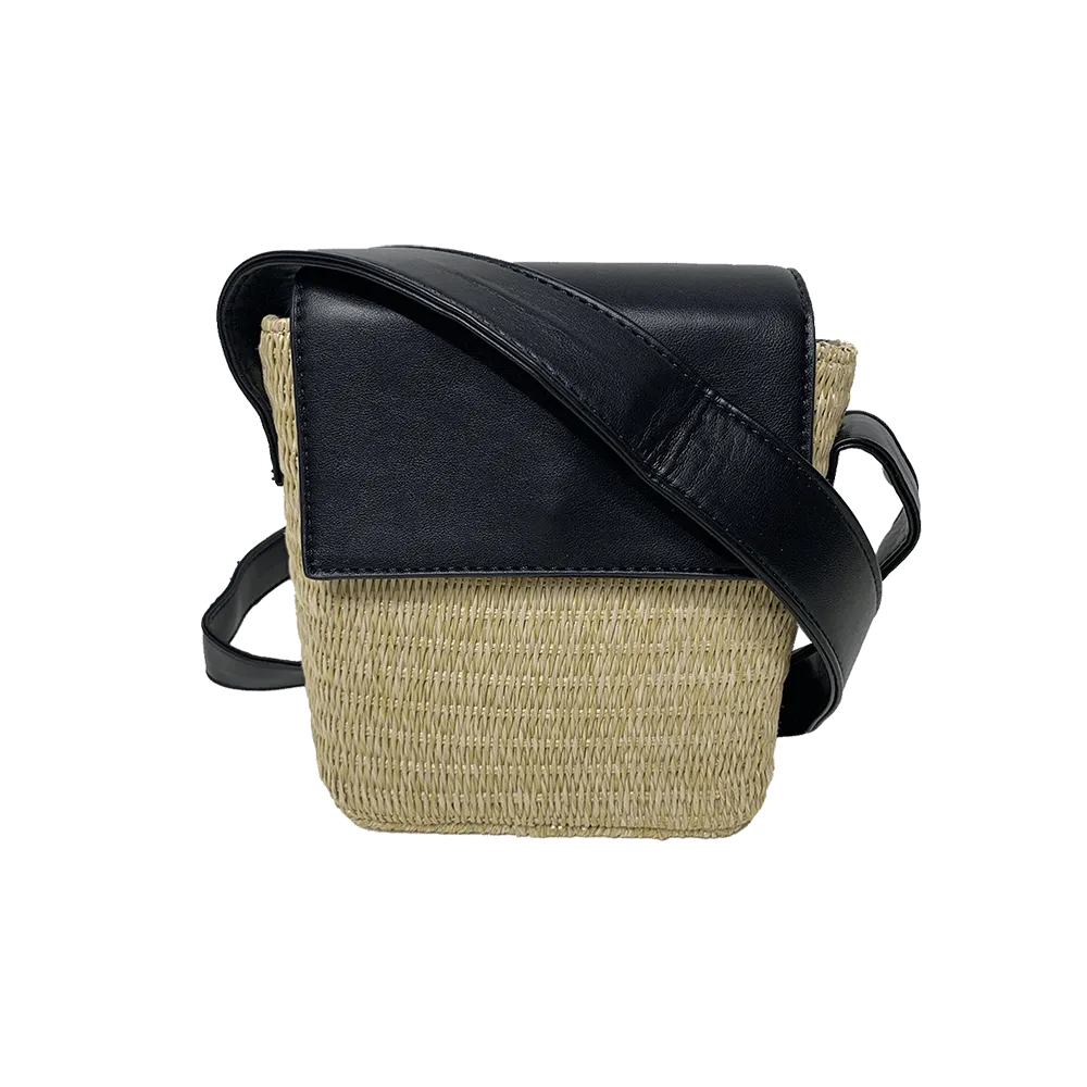 Celeste Crossbody Raffia Bag