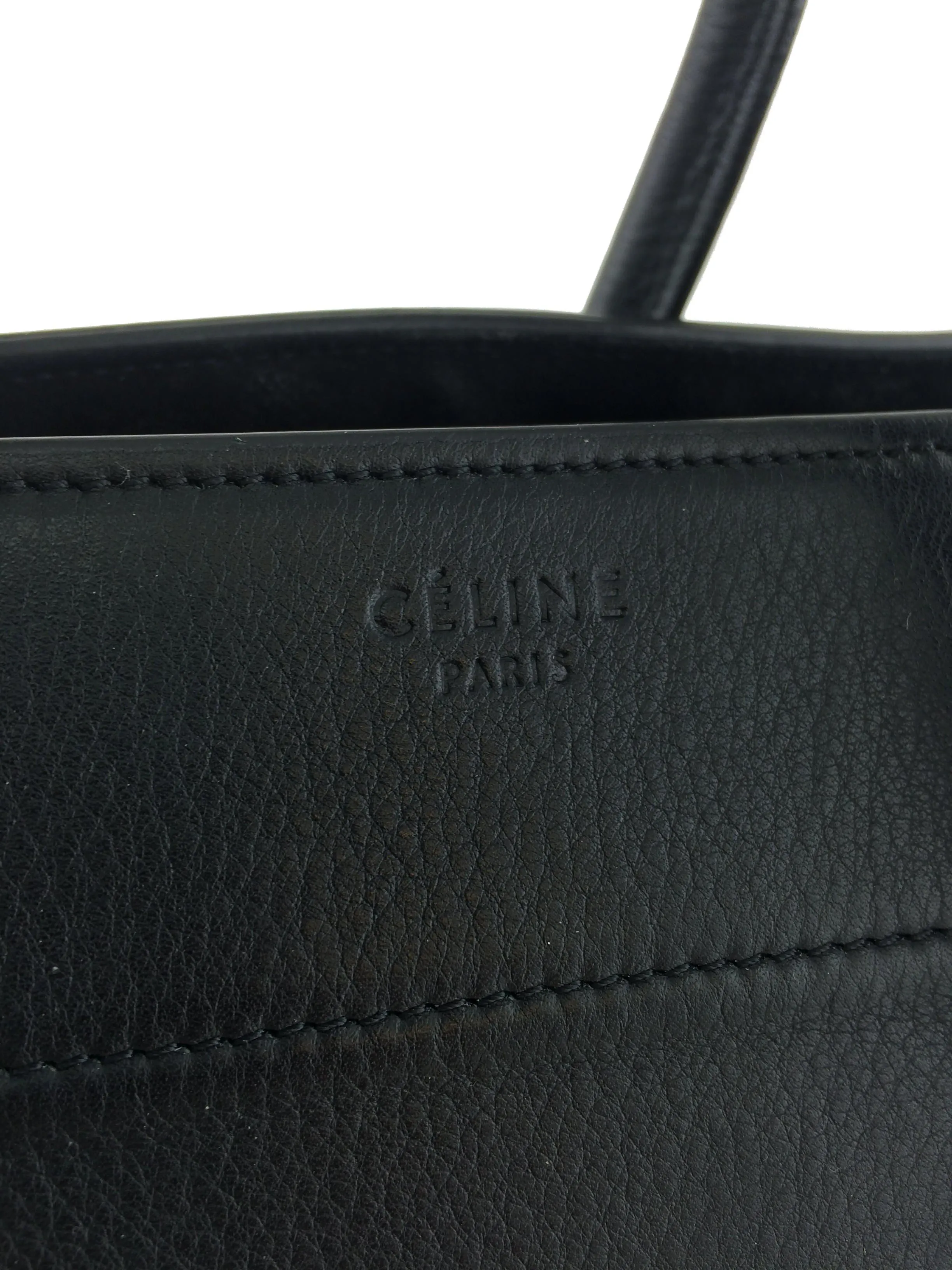 Celine Calfskin Medium Luggage Phantom Tote Bag