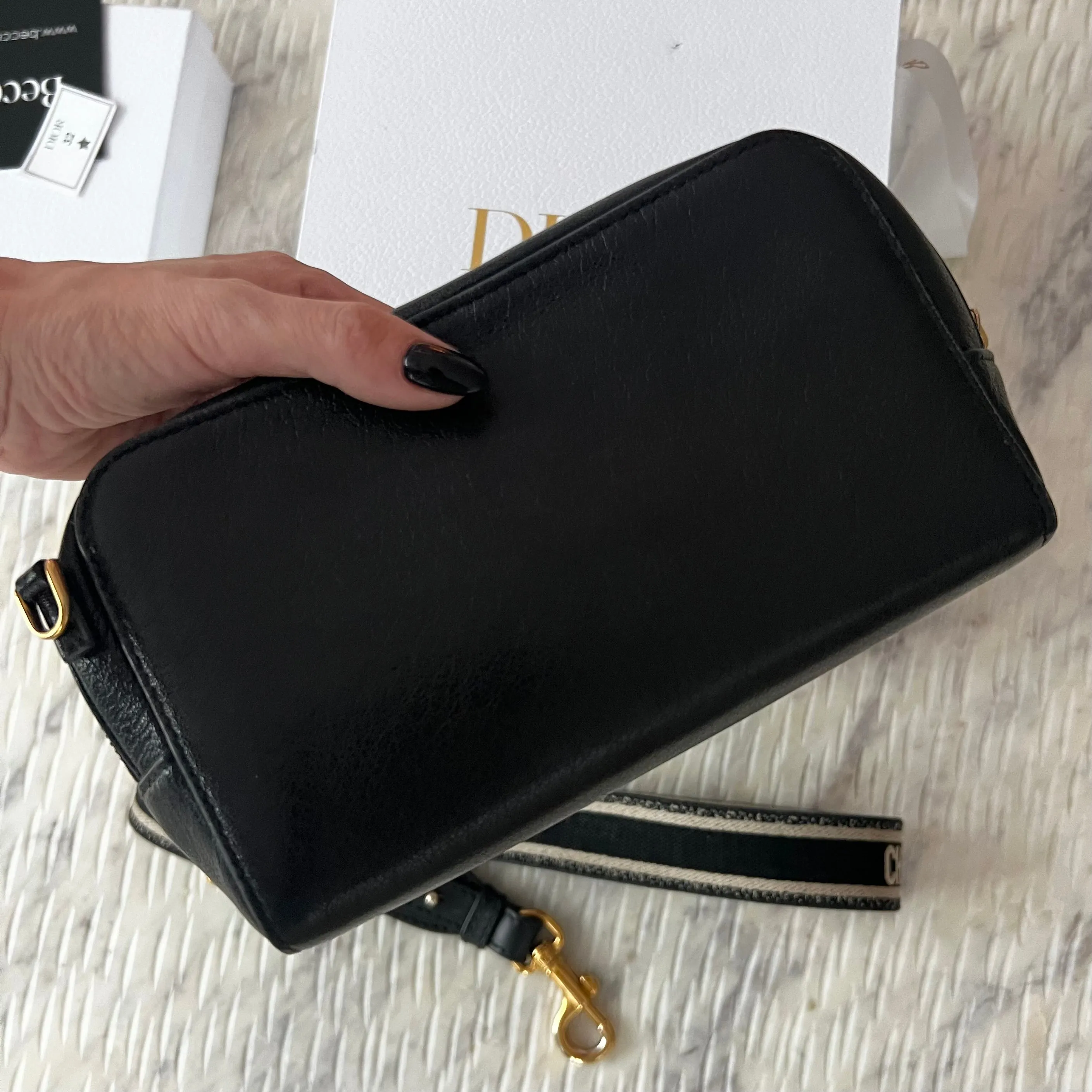 Christian Dior Saddle Double Pouch Bag