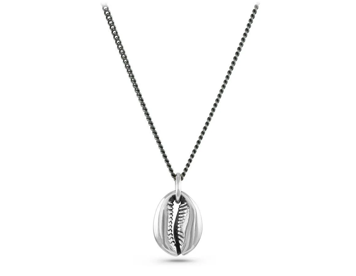 Cowrie Shell Necklace - Silver