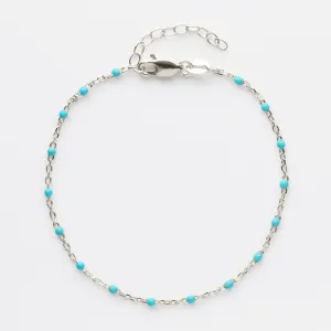 Dainty Enamel Bead Bracelet