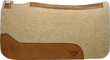 Diamond Wool Contoured Cowboy Pad