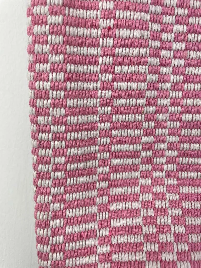 Envy Woven Tote Bag - Pink