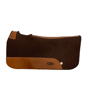 Ezy Ride Felt Contoured Junior Pad 27x 27x 3/4 Chocolate