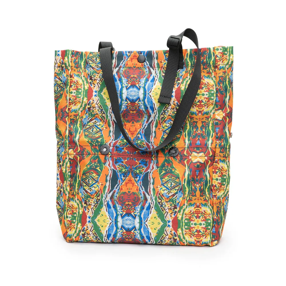 FAIRFAX COOGI PATTERN - 2 WAY MESSENGER TOTE-COOGI PRINT/BLACK