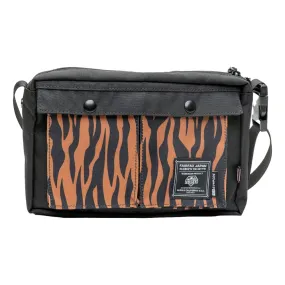 FAIRFAX TIGER STRIPE 2 WAY MESSENGER TOTE-TIGER STR BEIGE