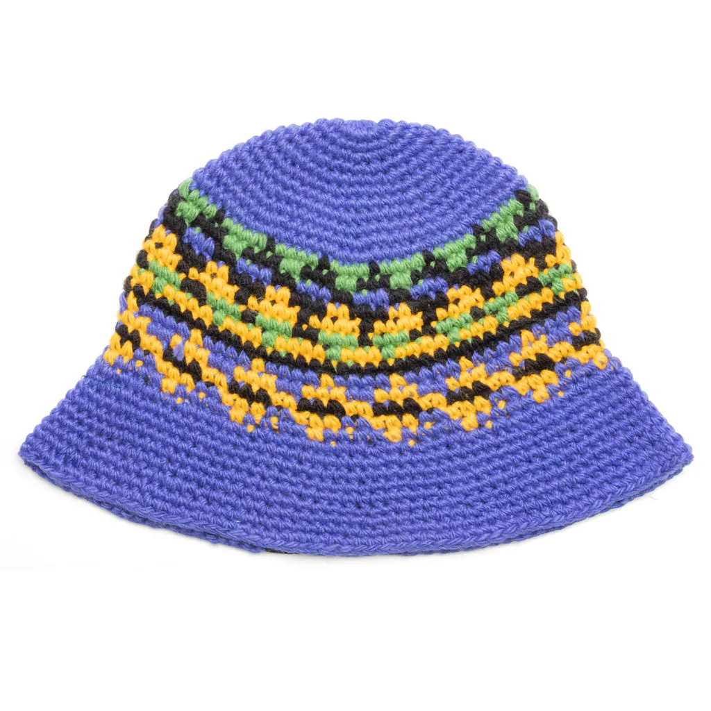 Fairisle Bucket Hat - Blue