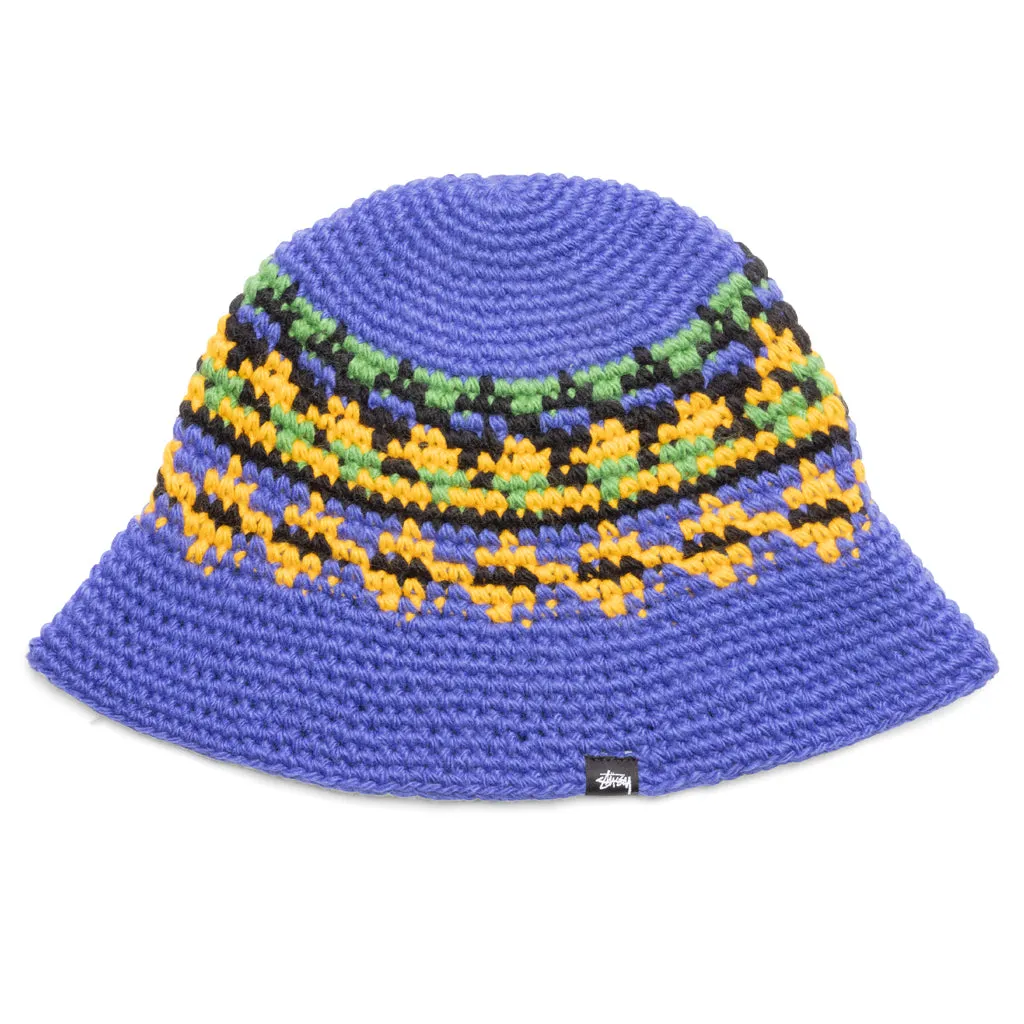 Fairisle Bucket Hat - Blue