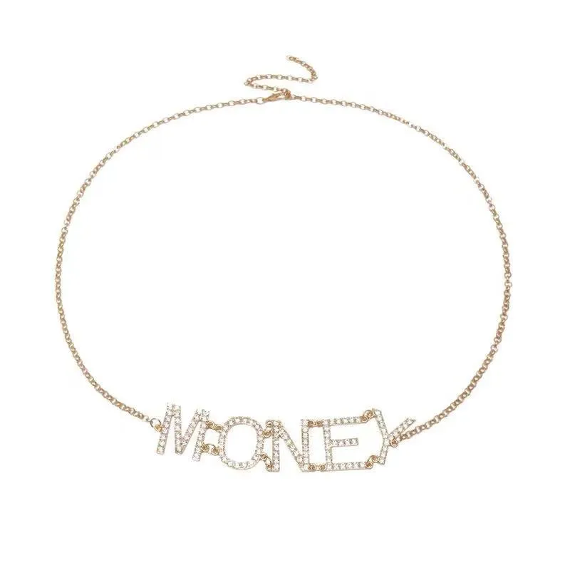 FASHION ''MONEY'' METAL WAIST CHAIN BY18026