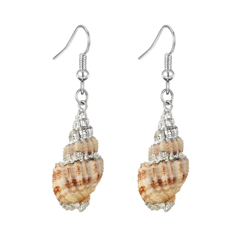 Fashion Puka Shell Drop Earrings