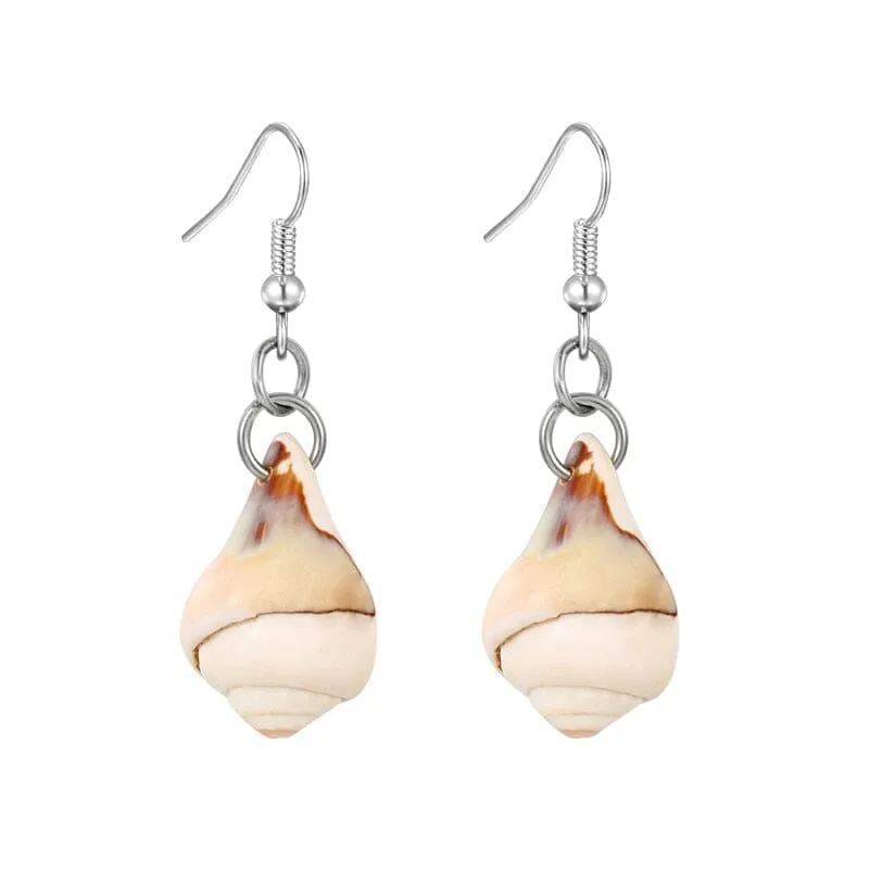 Fashion Puka Shell Drop Earrings