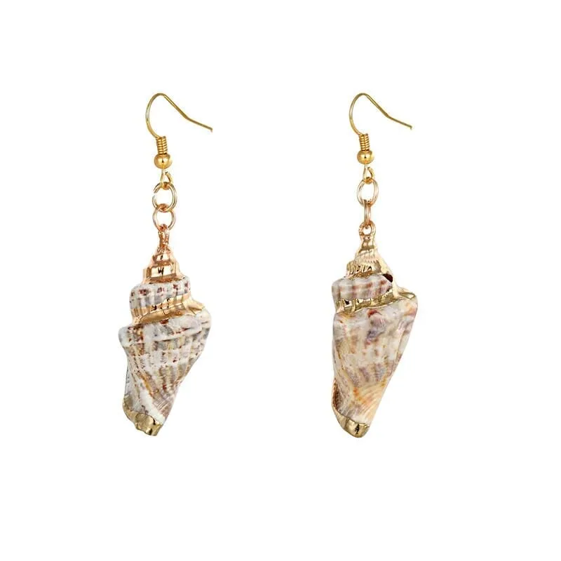 Fashion Puka Shell Drop Earrings