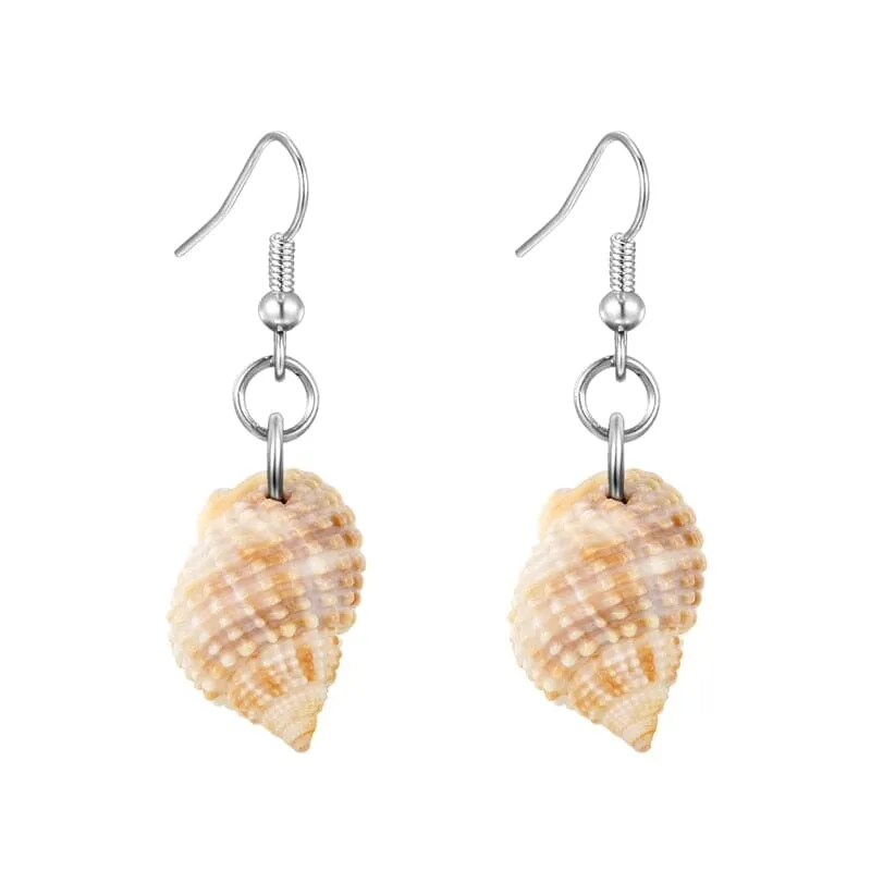 Fashion Puka Shell Drop Earrings