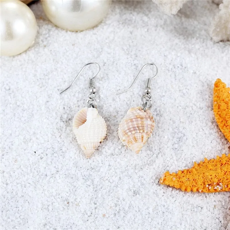 Fashion Puka Shell Drop Earrings