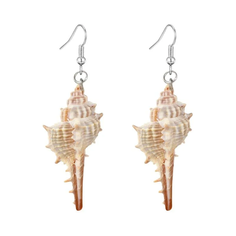 Fashion Puka Shell Drop Earrings