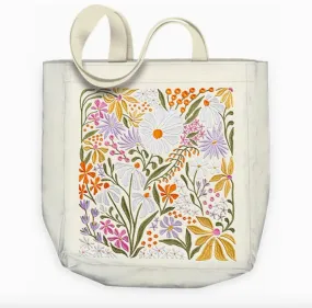 Flower Market Wildflowers Tote Canvas Bag