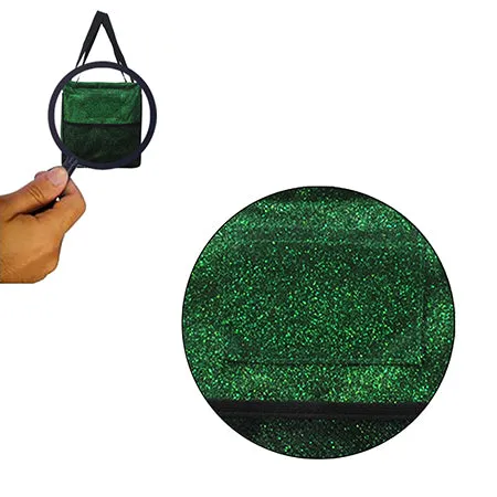 Green Glitter NGIL Utility Bag