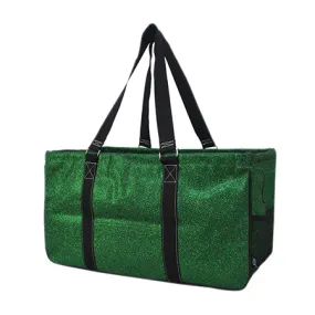 Green Glitter NGIL Utility Bag