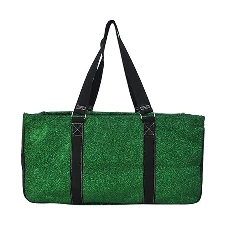 Green Glitter NGIL Utility Bag