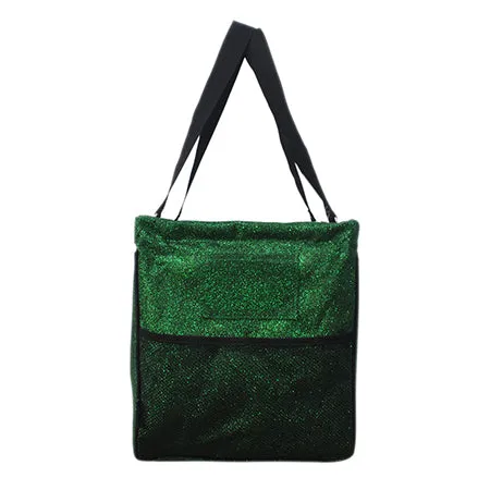 Green Glitter NGIL Utility Bag