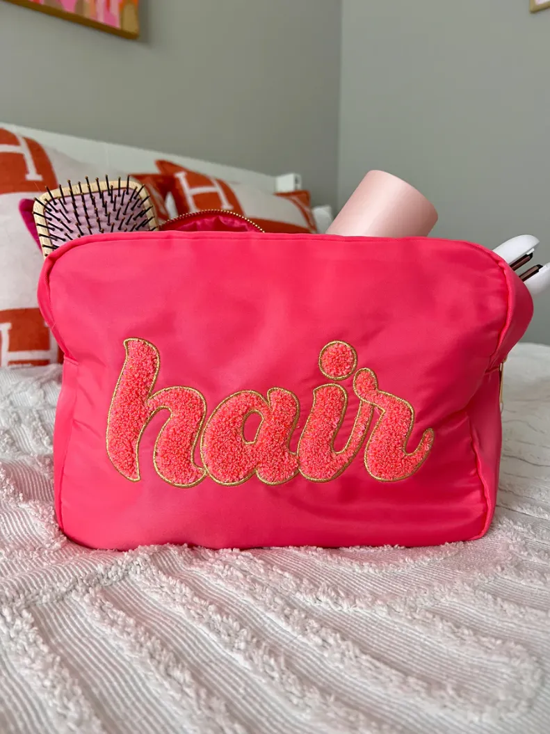 Hair XL Bag - Pink Corduroy