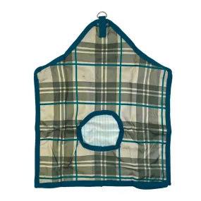 Hay Bag in Teal Plaid