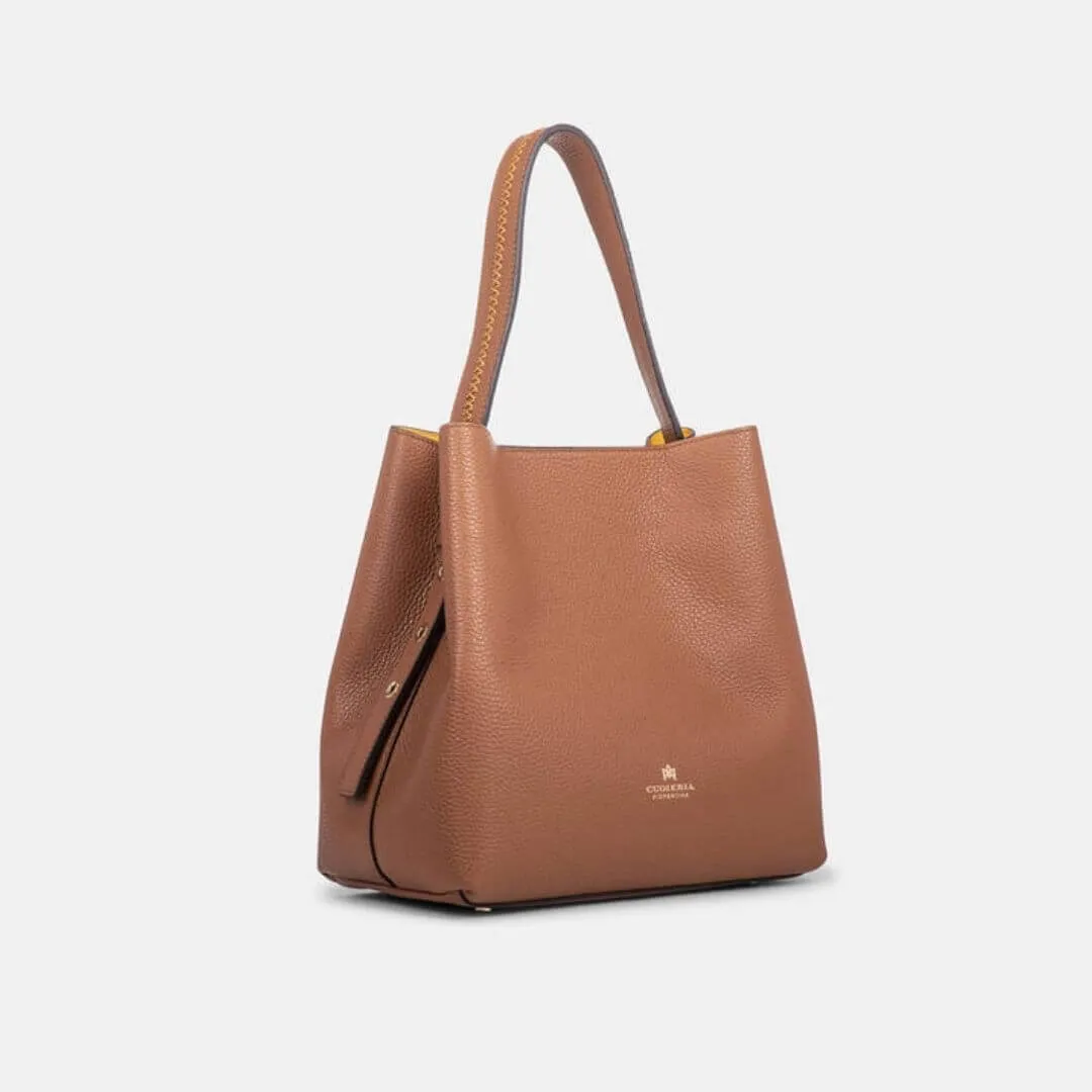 Italian Leather Bucket Bag