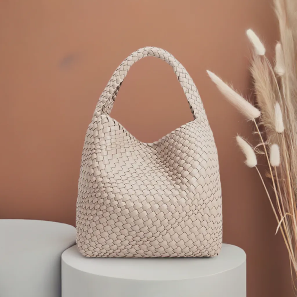 Johanna Ivory Recycled Vegan Shoulder Bag