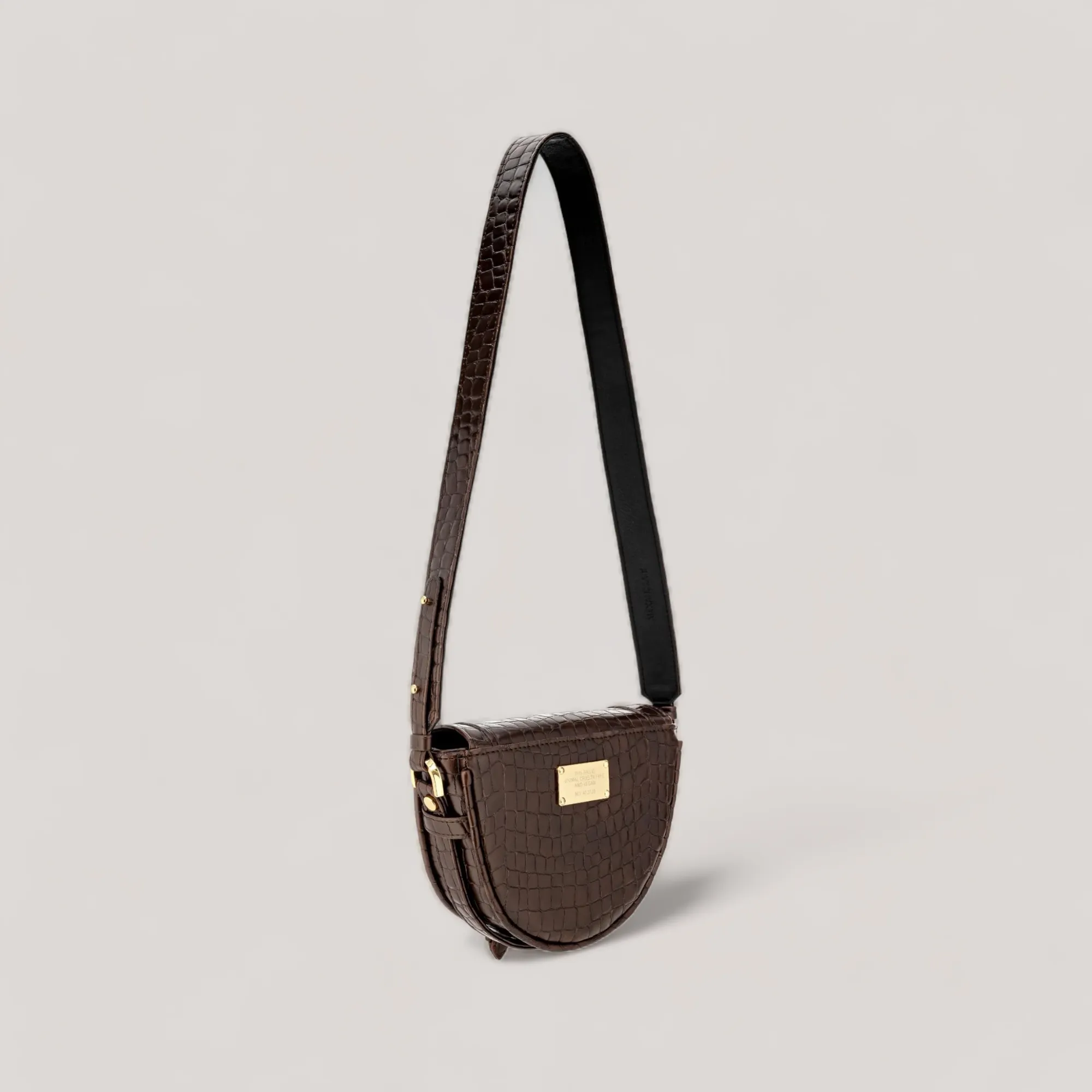 Joy Midi - Shoulder Bag - Mokka Croco