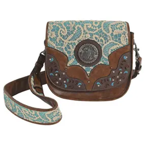 Justin Lace Overlay Saddle Bag