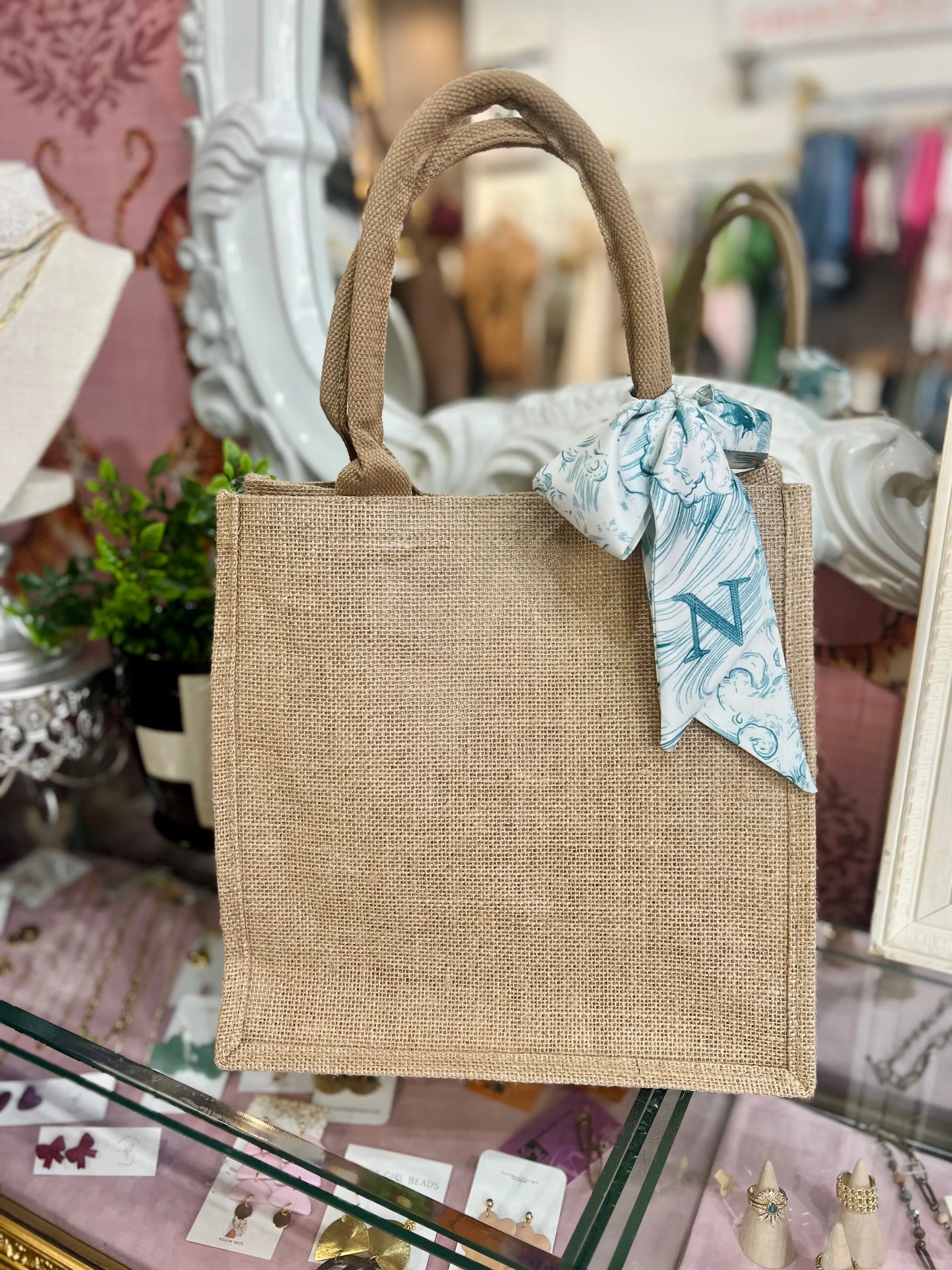 Jute Tote Bag - Large