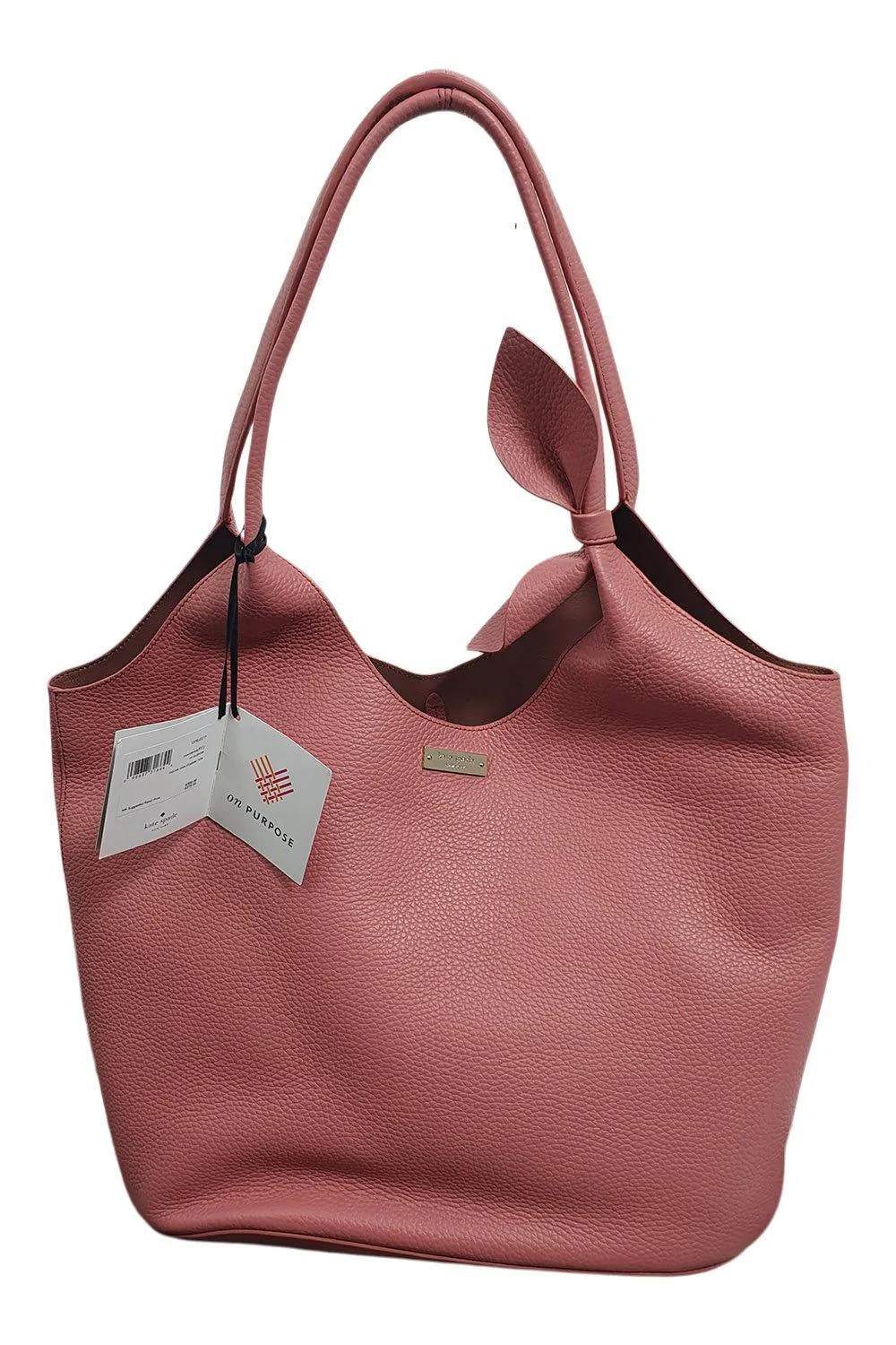 KATE SPADE On Purpose Pink Mauve Rose Shopper Tote (L)