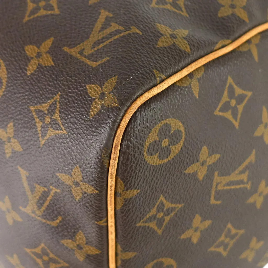 Louis Vuitton Brown Monogram Coated Canvas Keepall 45