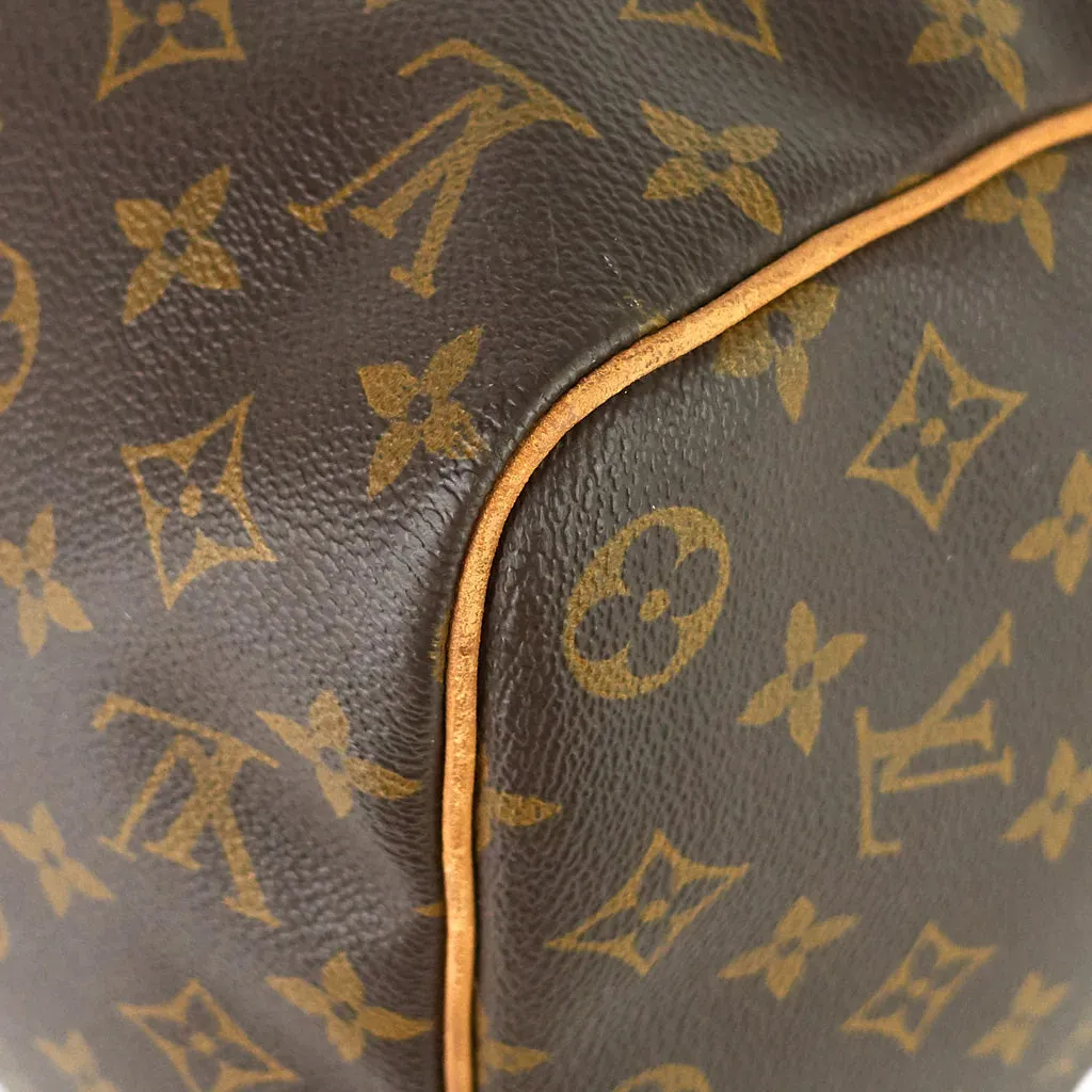 Louis Vuitton Brown Monogram Coated Canvas Keepall 45