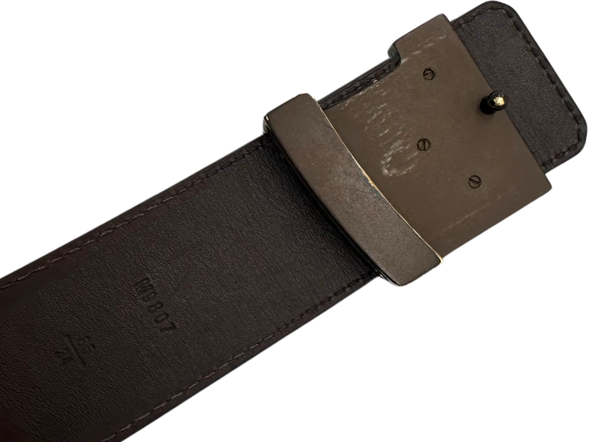 Louis Vuitton Ebene 85 CM/34" Reversible Belt