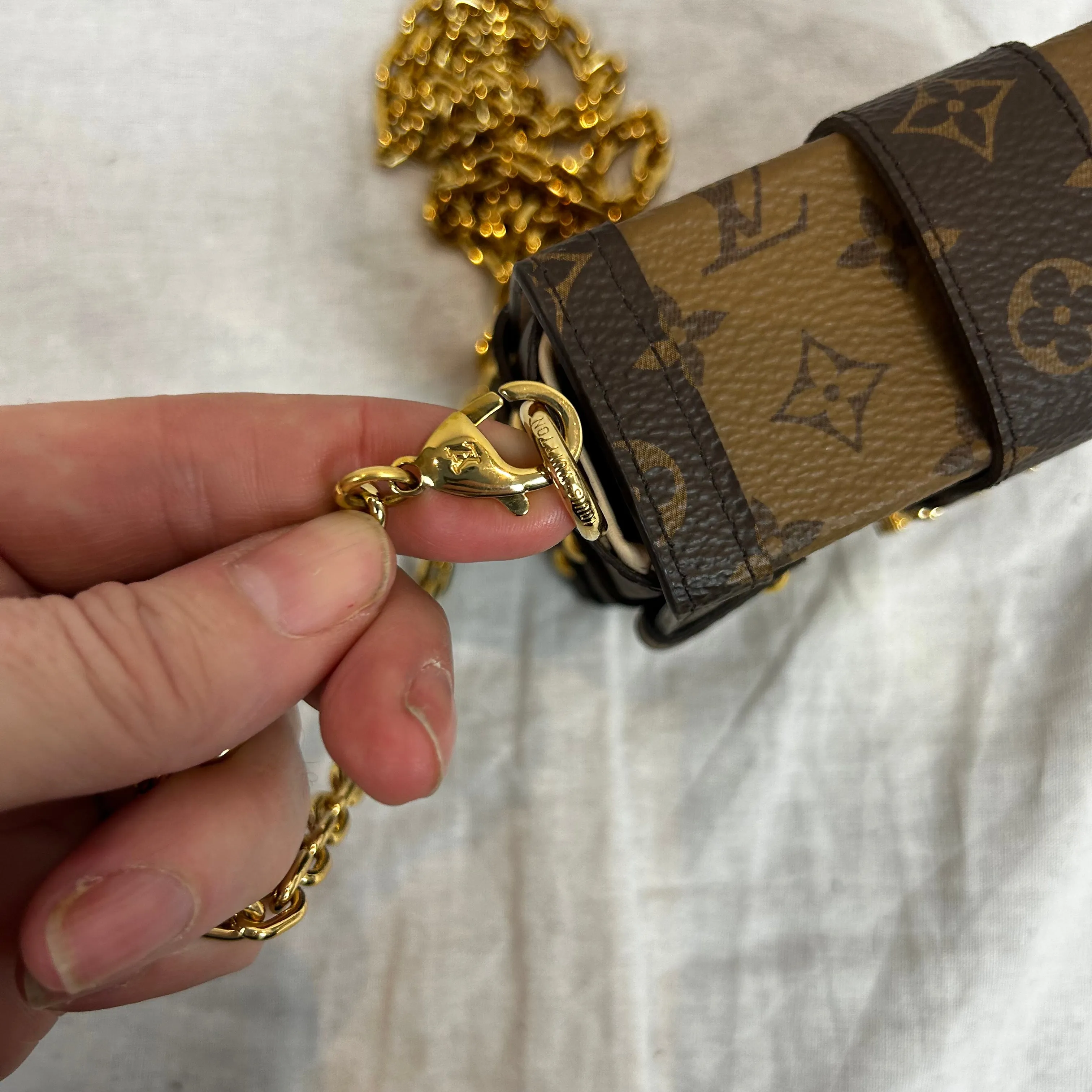 Louis Vuitton Reverse Monogram Mini Essential Trunk Bag