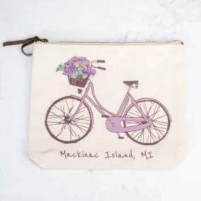 Mackinac Island Lavender Bike Pouch